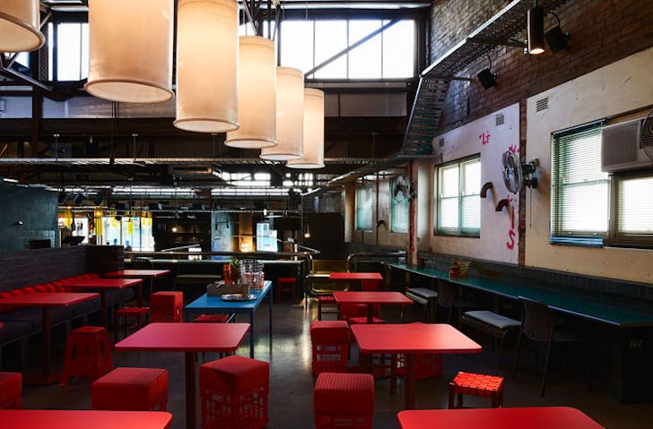 The interior of Atomic Beer Project in Redfern, Sydney. 