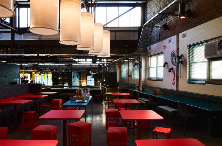 The interior of Atomic Beer Project in Redfern, Sydney. 