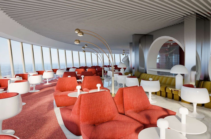 The interior at Bar 83. 