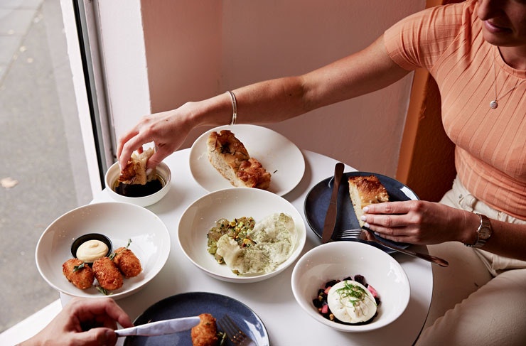 A selection of entrees from Bar Nina. 