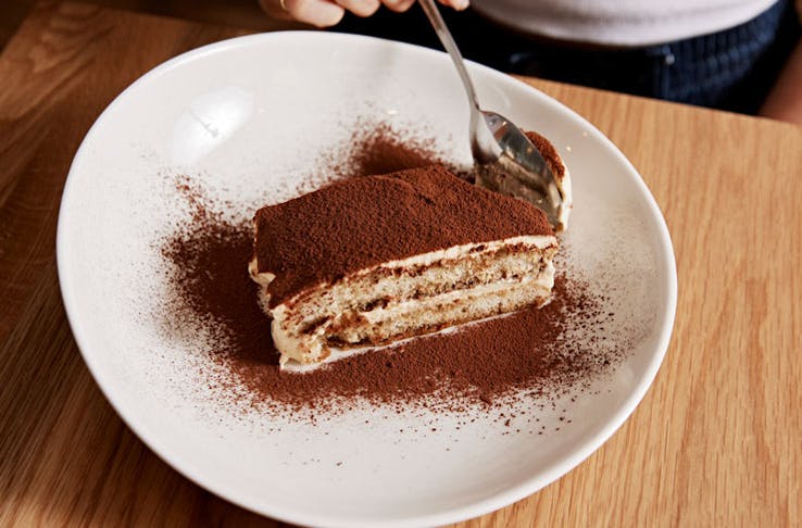 A tiramisu from Bar Nina. 