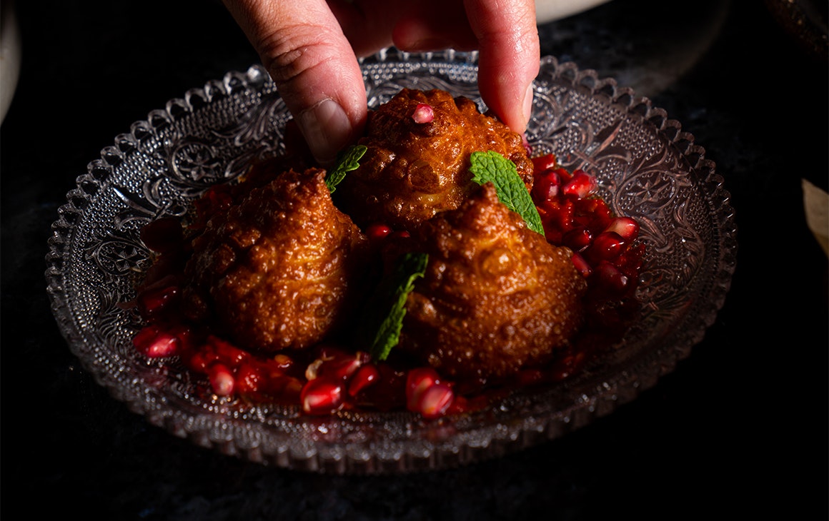 crisp, deep fried haloumi bites