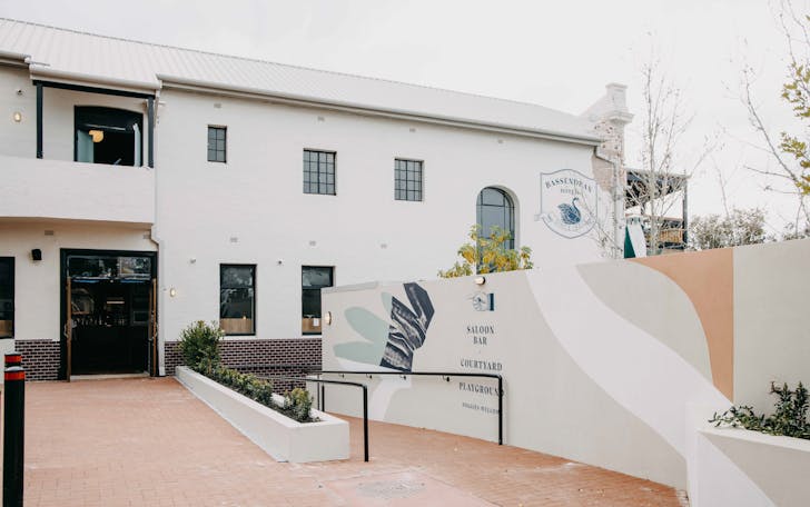 Outside the Bassendean Hotel