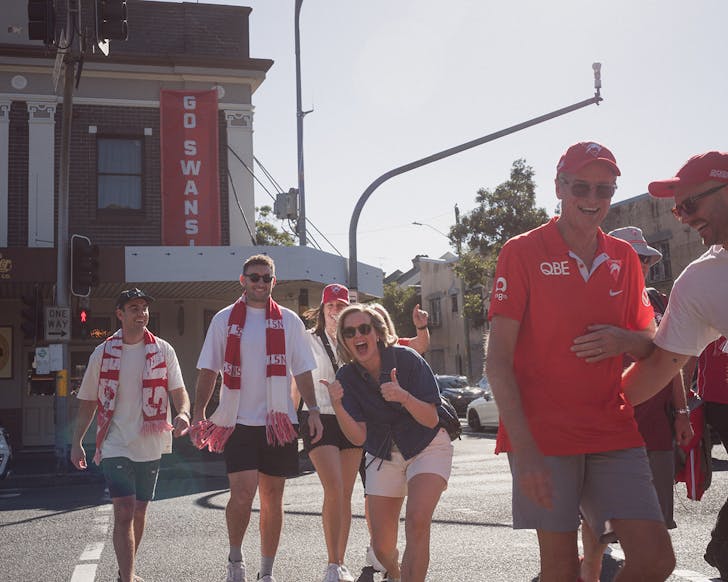 the bat and ball sydney swans watch party