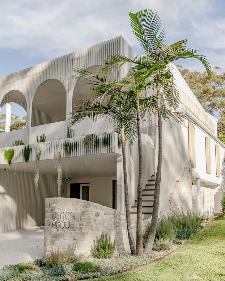 beach abode airbnb NSW accommodation near sydney summer holidays nelson bay port stephens