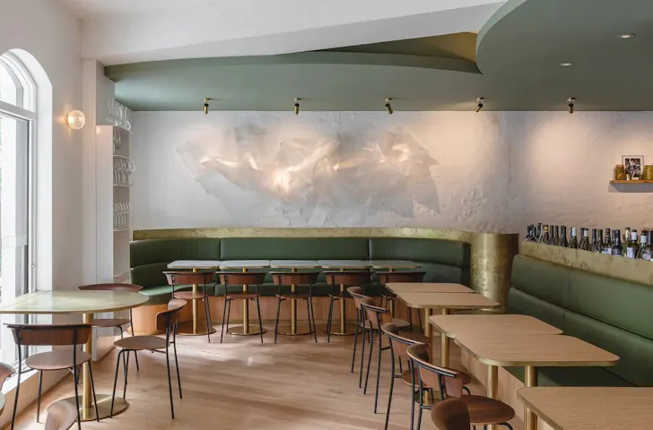 The dining room at Gildas, one of the most beautiful restaurants in Sydney
