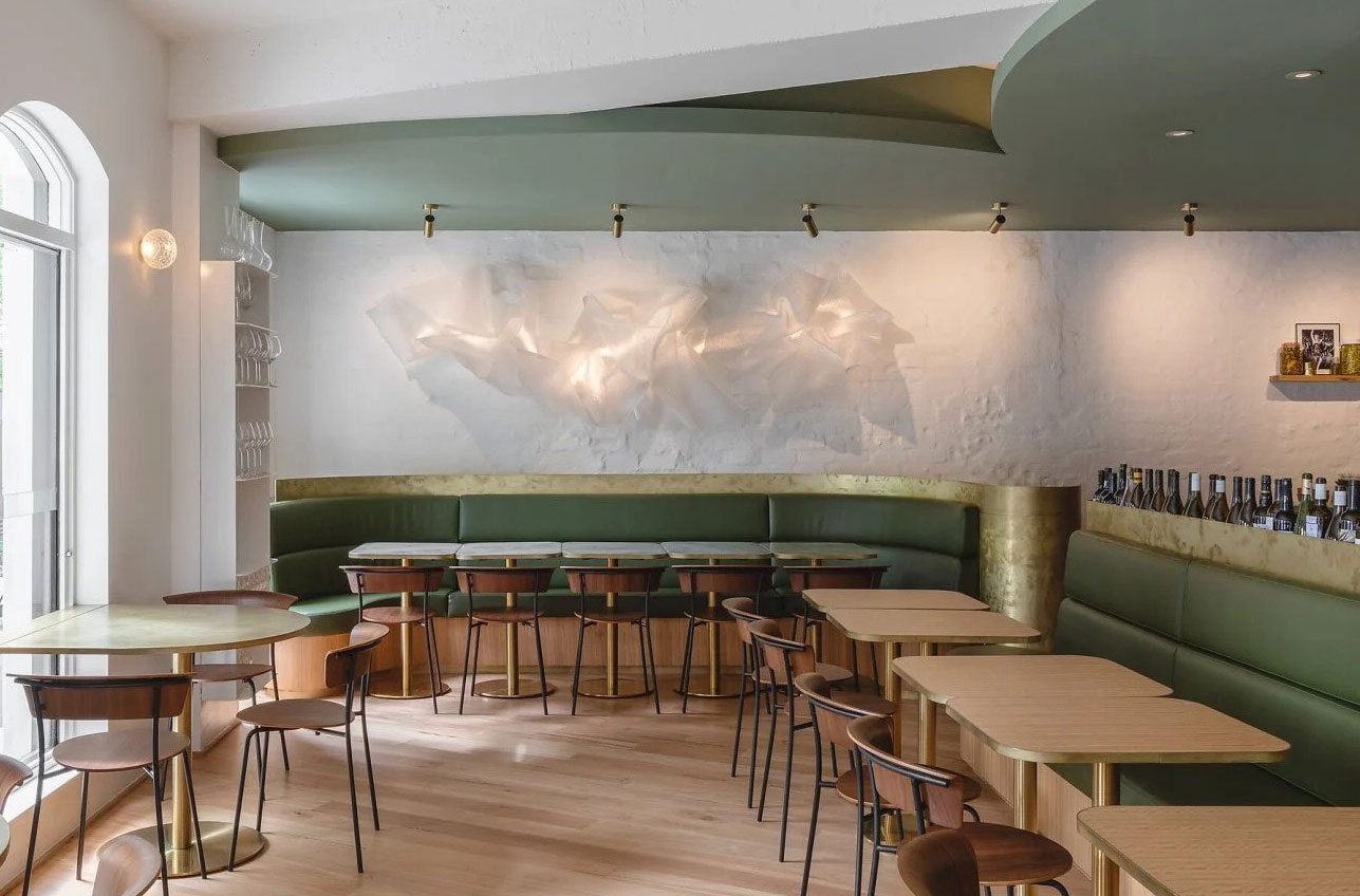 The dining room at Gildas, one of the most beautiful restaurants in Sydney