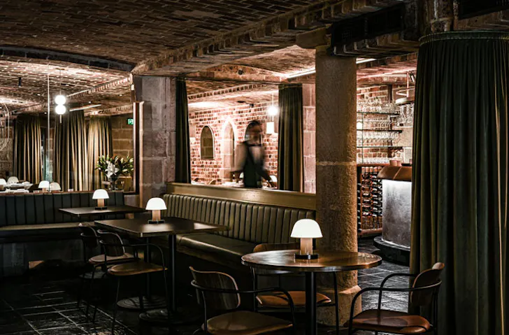 The dining room at Beckett's Glebe. 
