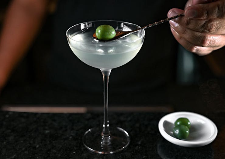 A martini from Beckett's Glebe. 