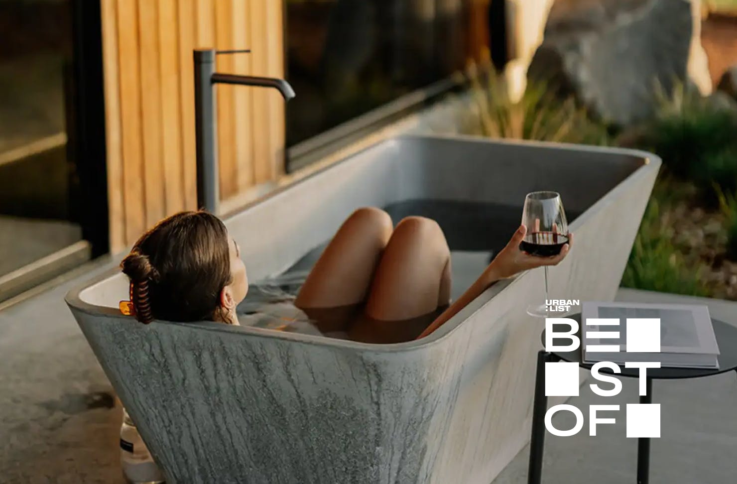 an Airbnb with an outdoor bath in WA
