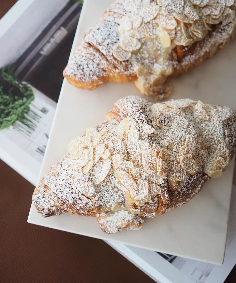 Almond croissants from Chu