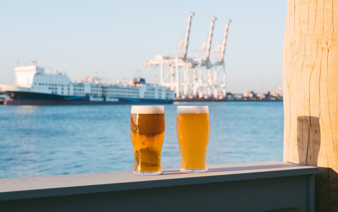 two pints of beer from a Perth brewery
