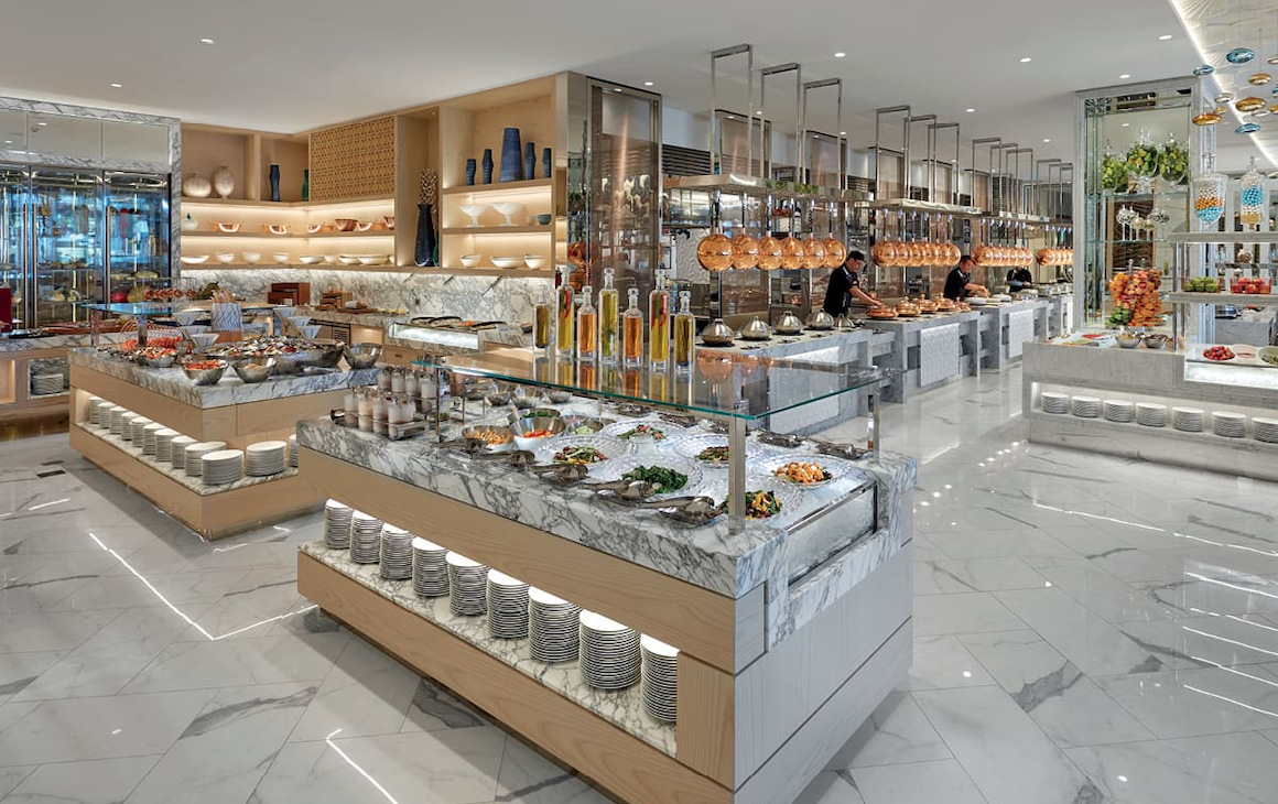 Epicurean buffet at Crown Perth