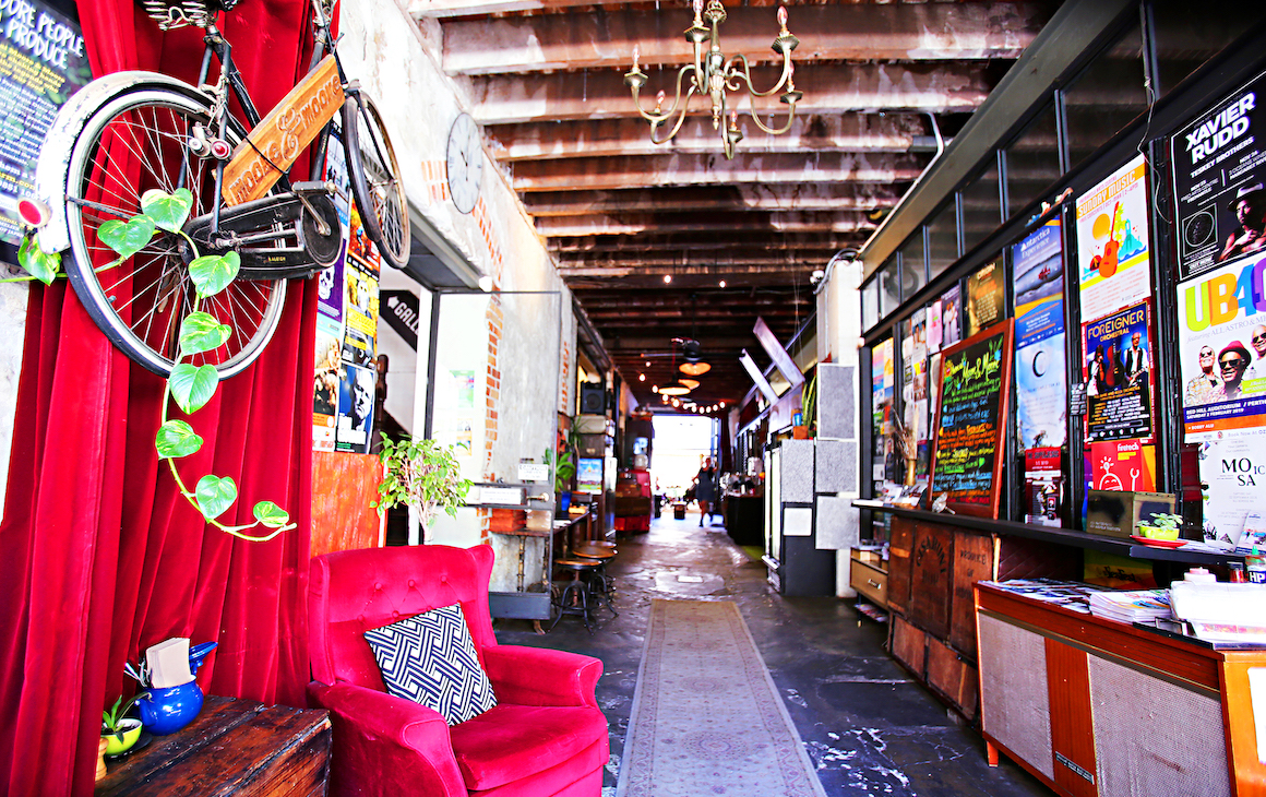 an eclectic cafe in Fremantle