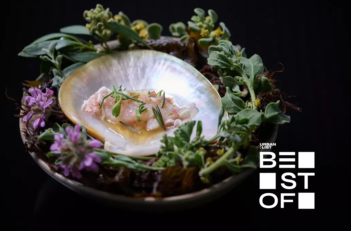 A dish from a Perth degustation at a fine dining restaurant
