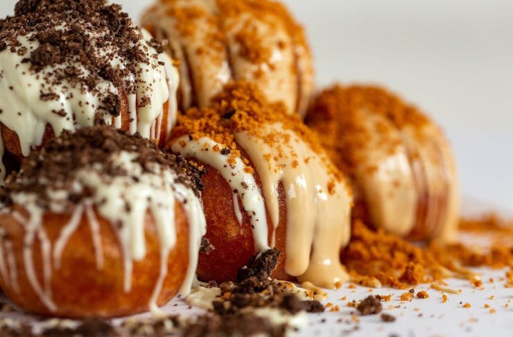 Greek style doughnuts from Donut Worry