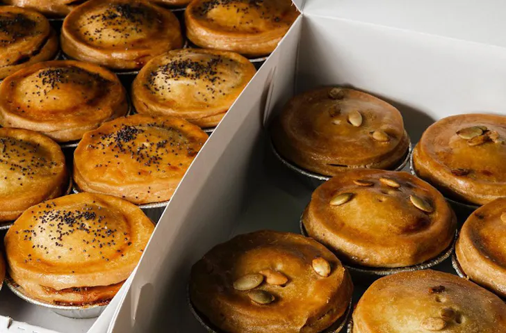 Gluten free pies from Wholegreen Bakery