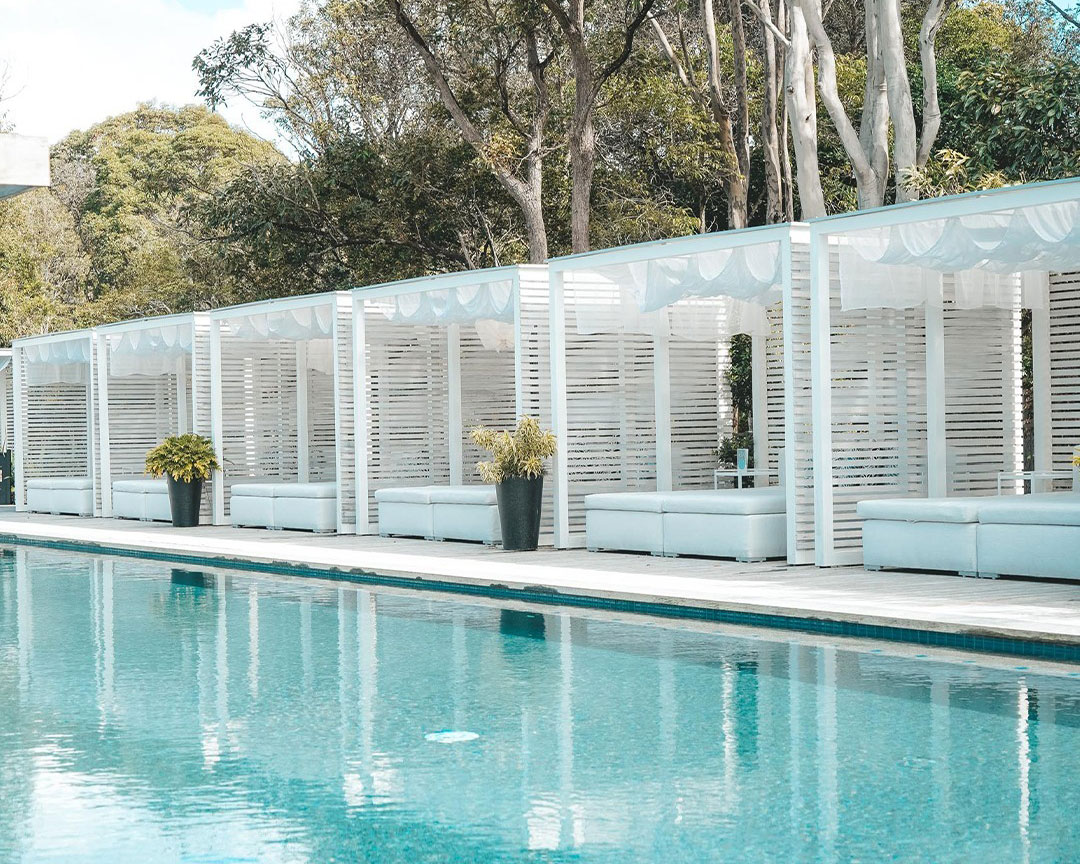 The pool at Elements of Byron Bay, one of the best hotels in NSW