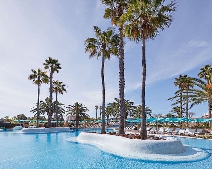 The pool at Crown Towers hotel in Perth