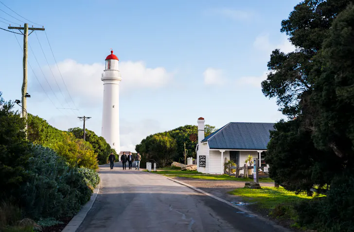 The Split Point Lighthouse on Victoria's Shipwreck Coast.