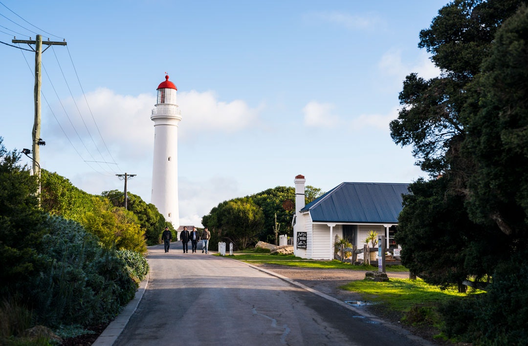 The Split Point Lighthouse on Victoria's Shipwreck Coast.