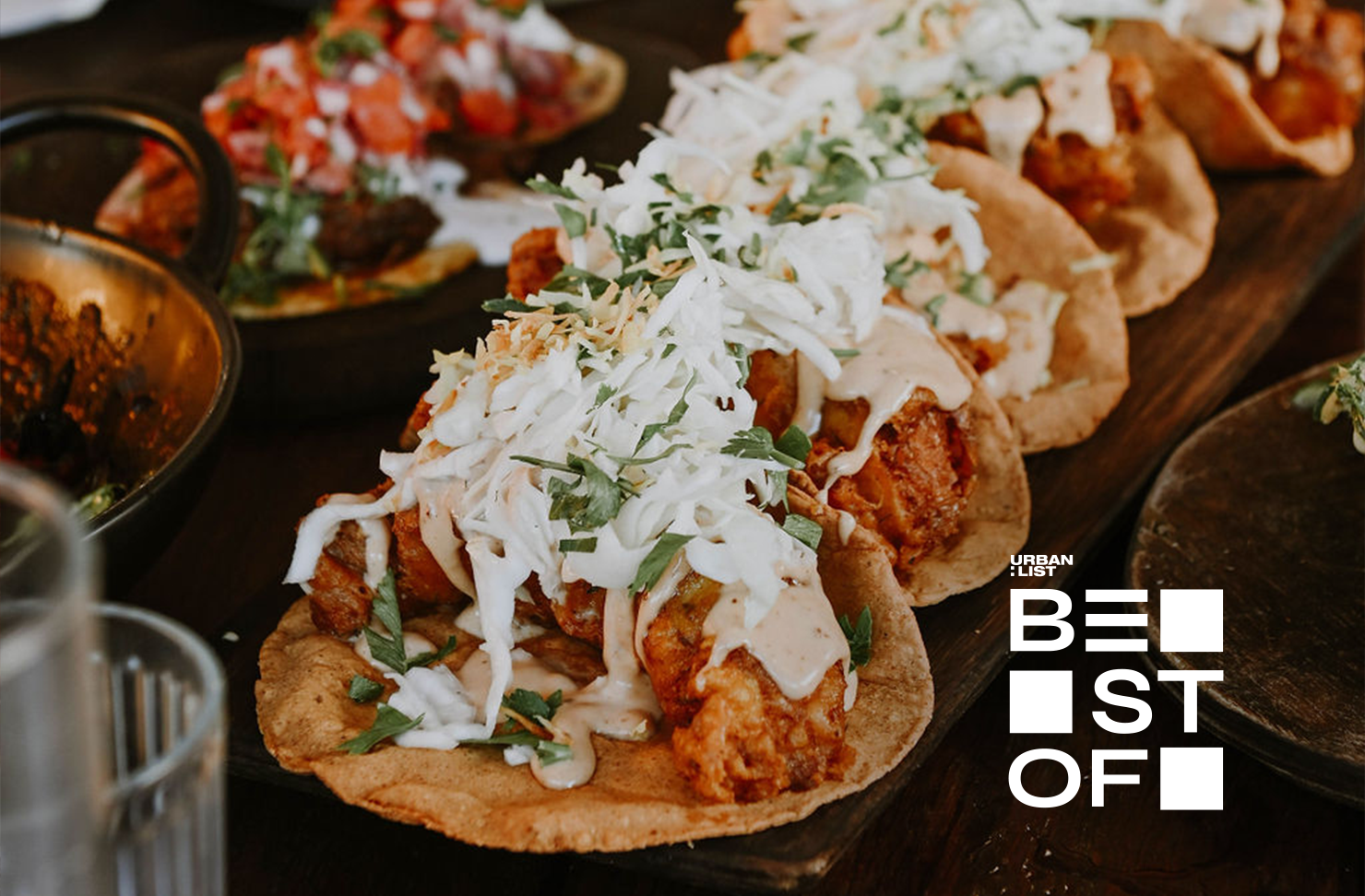 tostadas at a Mexican restaurant in Perth