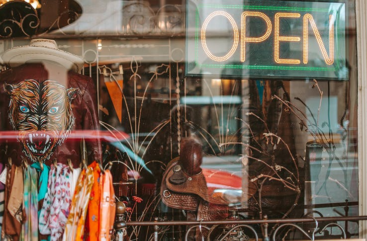 the interior of a gold coast op shop