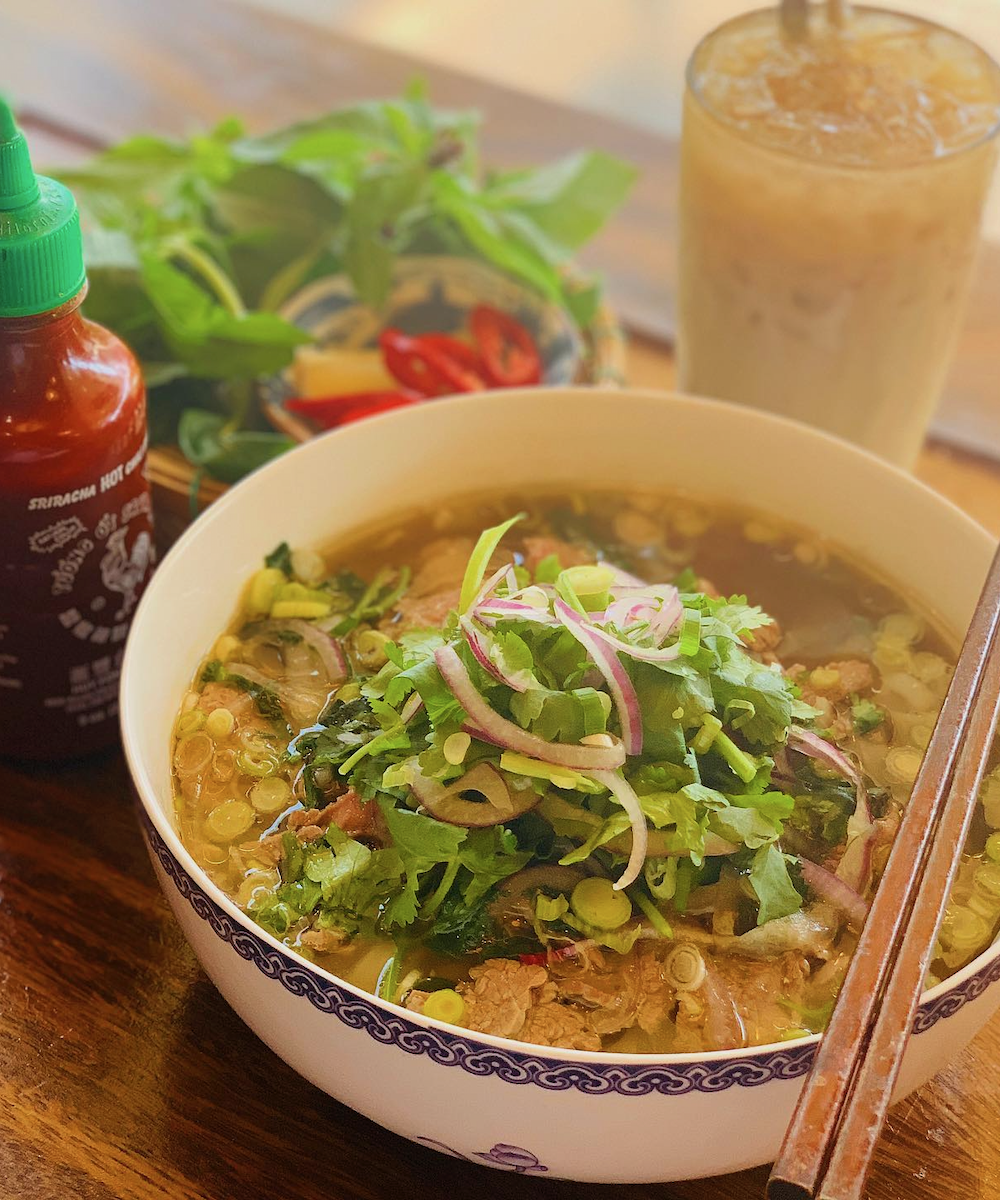 A bowl of pho from Bunn Mee in Leederville