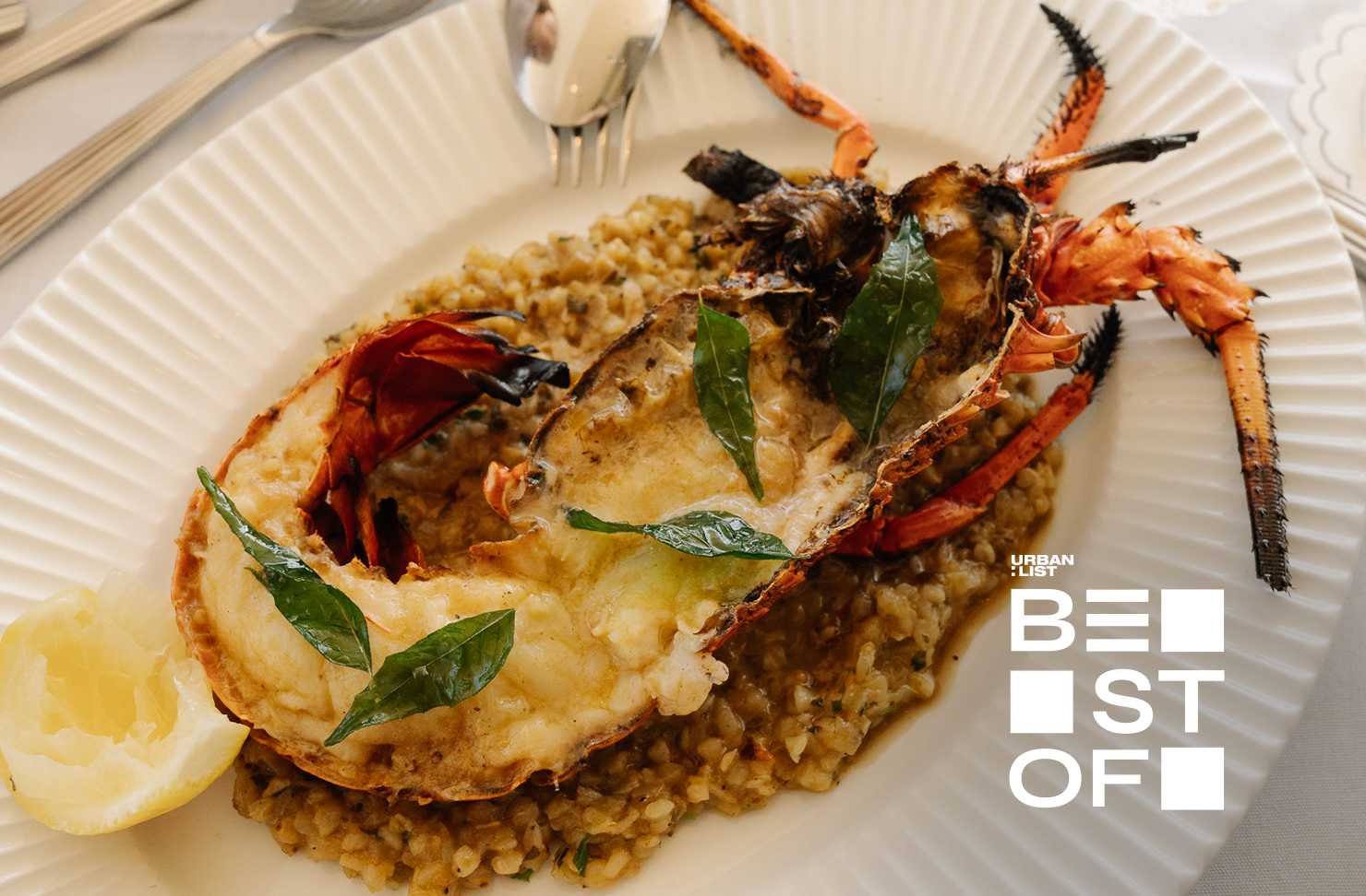 A lobster dish at Gibney, one of Perth's best restaurants of 2024