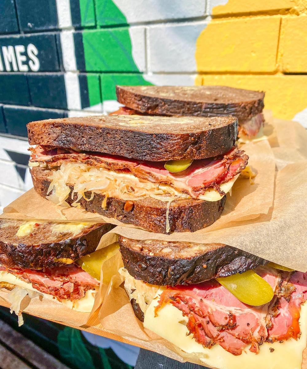 Reuben sandwiches from Last Crumb