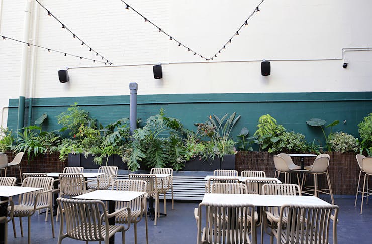 A leafy rooftop bar in Perth