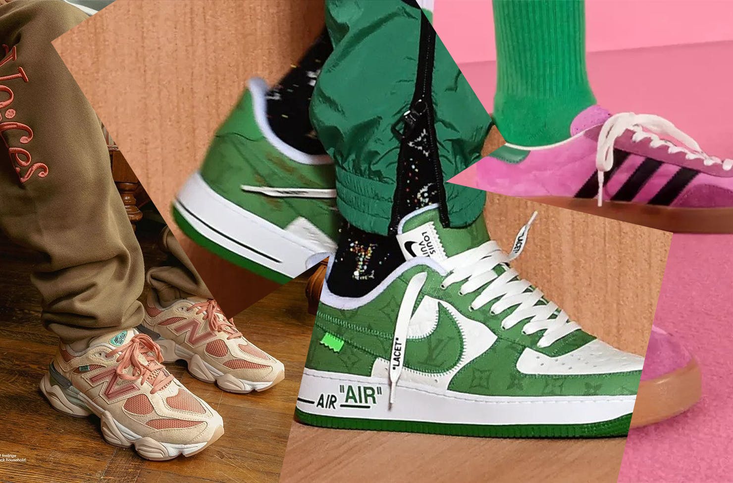 A collage of sneakers released in 2022