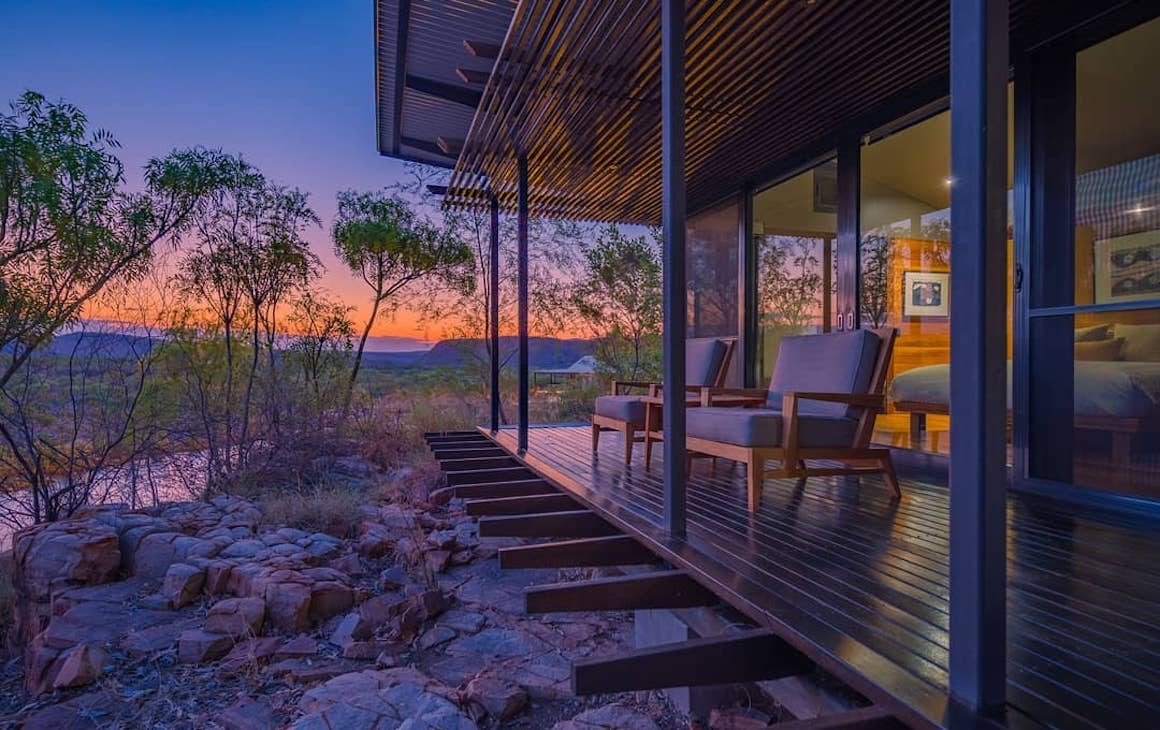 view from a room at El Questro, one of WA's best resorts