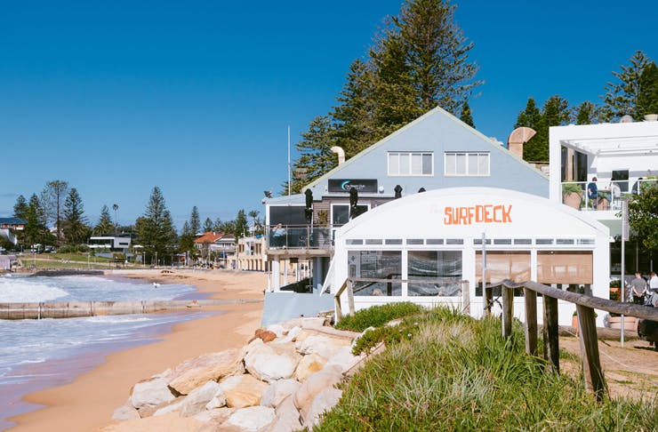 Restaurants on the beach in Collaroy, Sydney