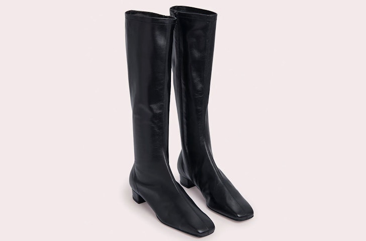 The By Far Edie Leather Knee Boots, one of the best knee high winter boots
