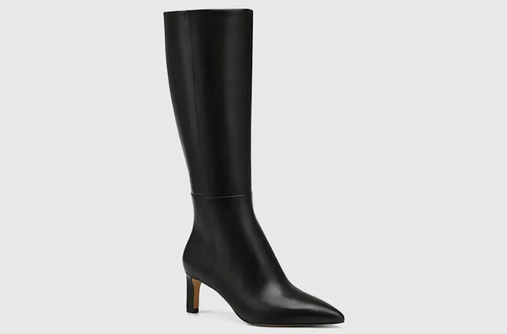 The Wittner Kian Leather Stiletto Heel Long Boots, one of the best heeled winter boots