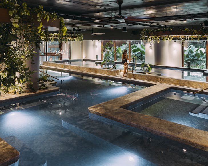 the spacious pools at sydney bathhouse soak in the inner west