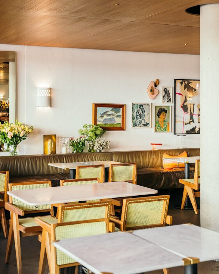 the pretty interior of bills cafe in surry hills