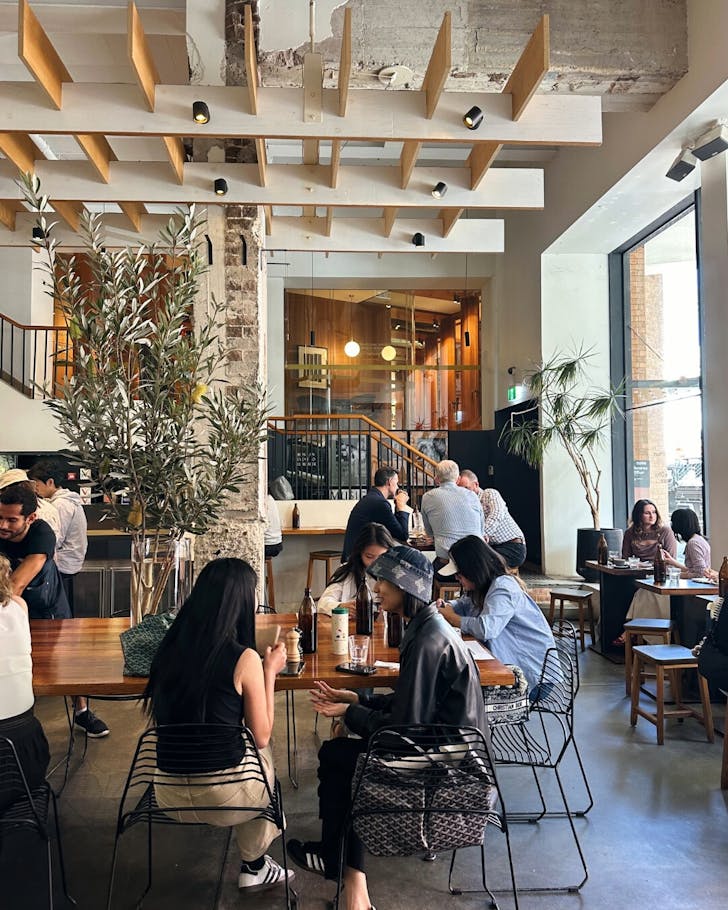 the interior of popular breakfast and brunch venue paramount coffee project
