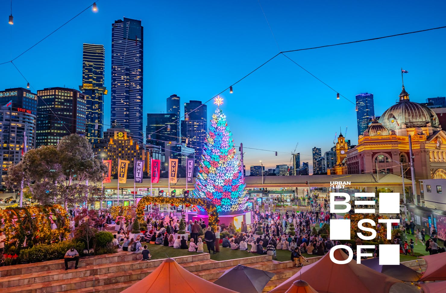 best christmas markets melbourne 2025 christmas square at fed square