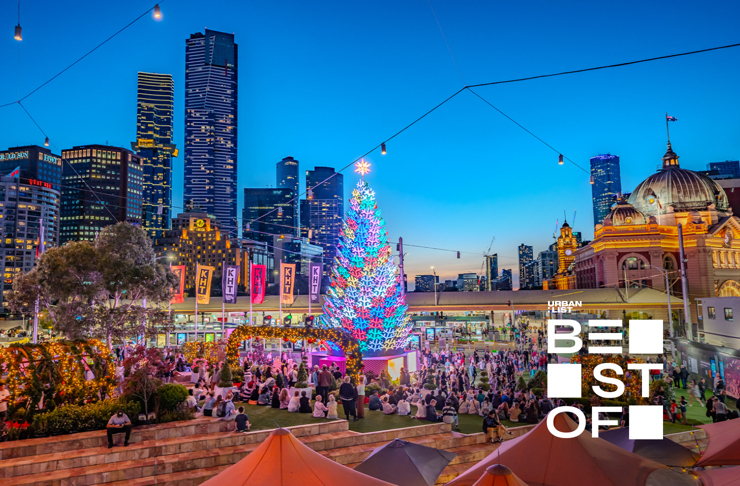 best christmas markets melbourne 2025 christmas square at fed square