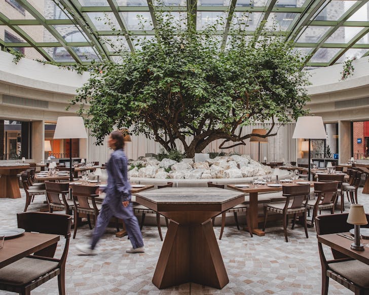 Olympus courtyard