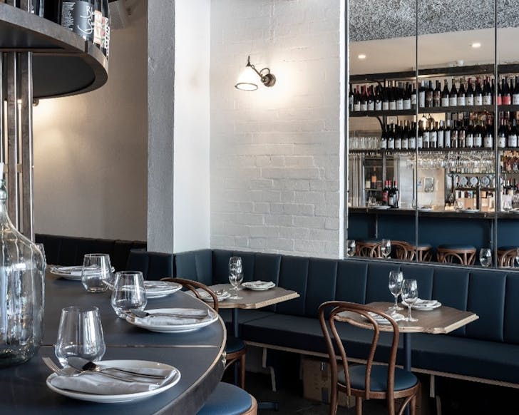 The bar and dining room of Inner West restaurant Cafe Paci