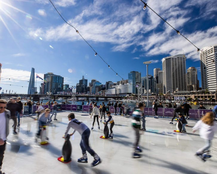 darling harbour ice skating sydney best things to do with kids