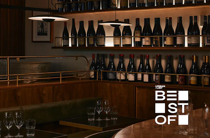 A moody, low-lit bar in Byron Bar