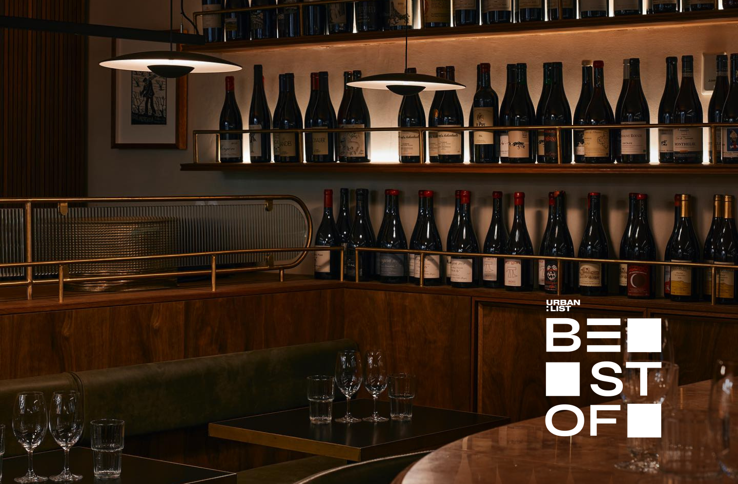 A moody, low-lit bar in Byron Bar