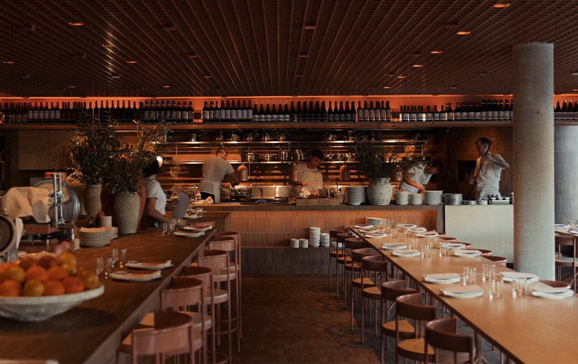 interior of bianca restaurant