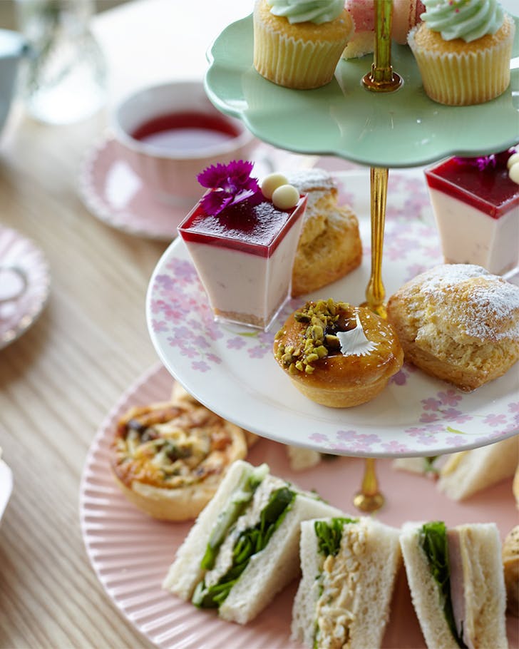 A delicious looking selection of small bites from Bluebells Cakery.