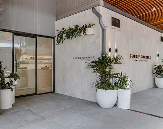 front entrance of bobbie charles