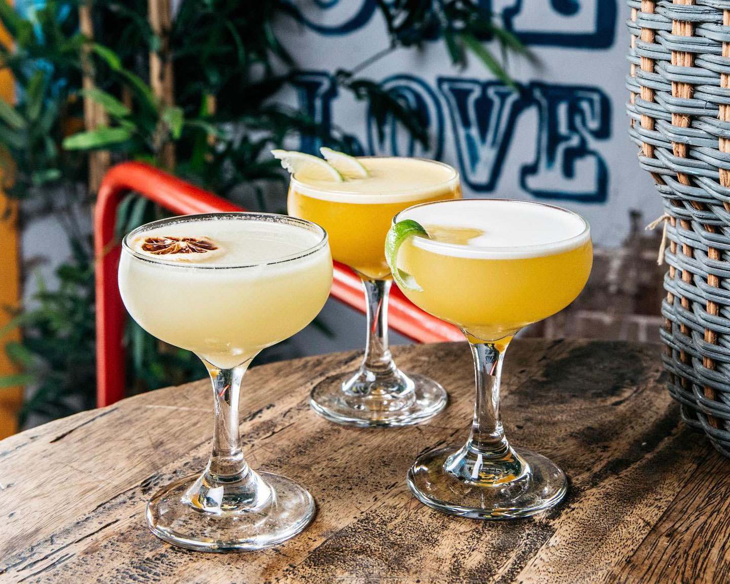 Daiquiris at Rosie Campbell's bottomless brunch in Sydney